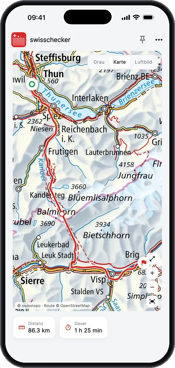 Mit dem Auto – und dem Autoverlad